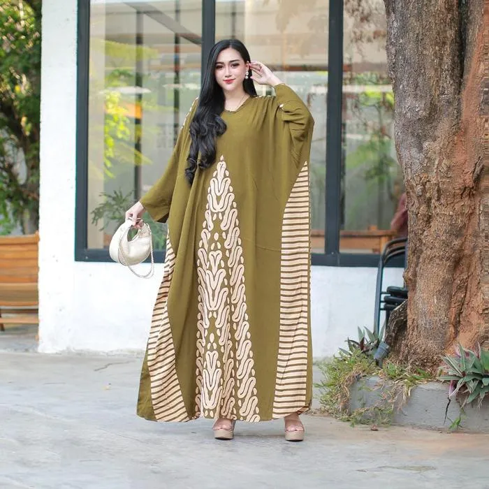 Kaftan Jogja warna Army