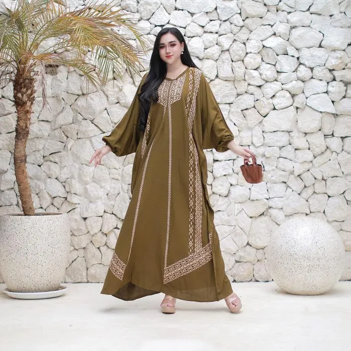 Kaftan Karina warna Army