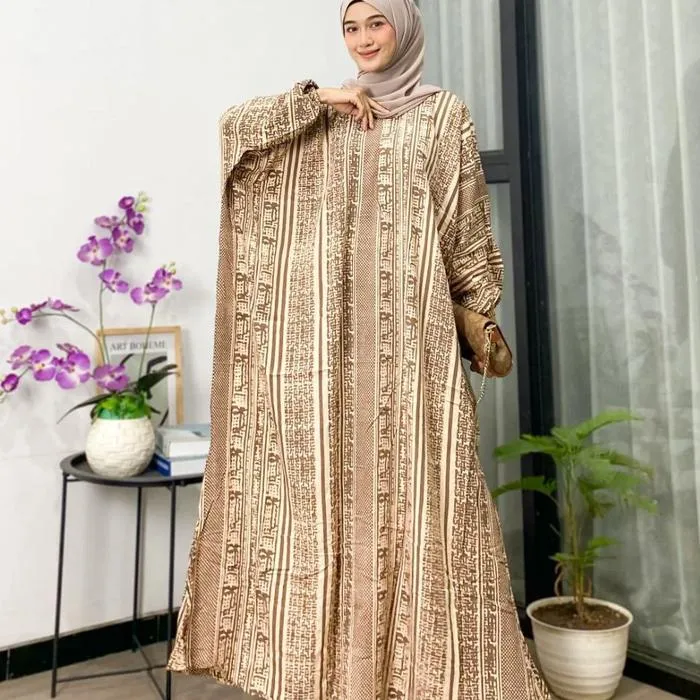 Kaftan Pamela warna Cokelat