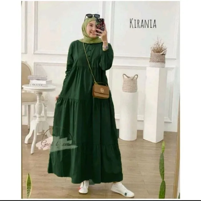 Kaftan Kirania warna Hijau