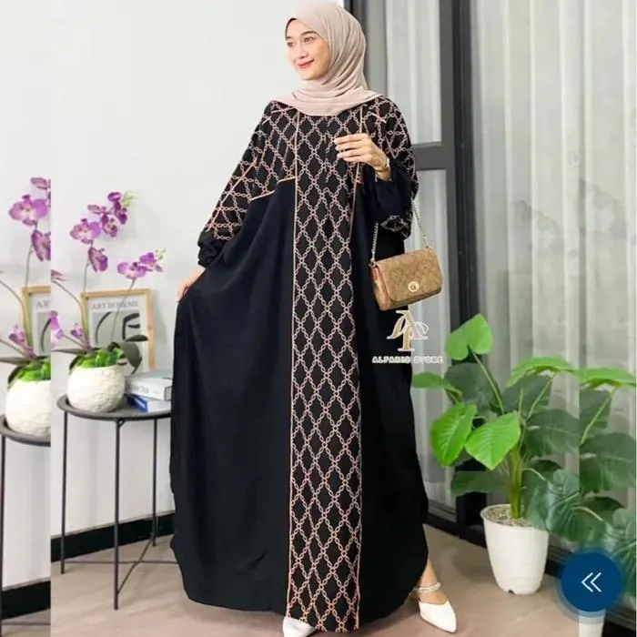 Kaftan Ranti warna Hitam