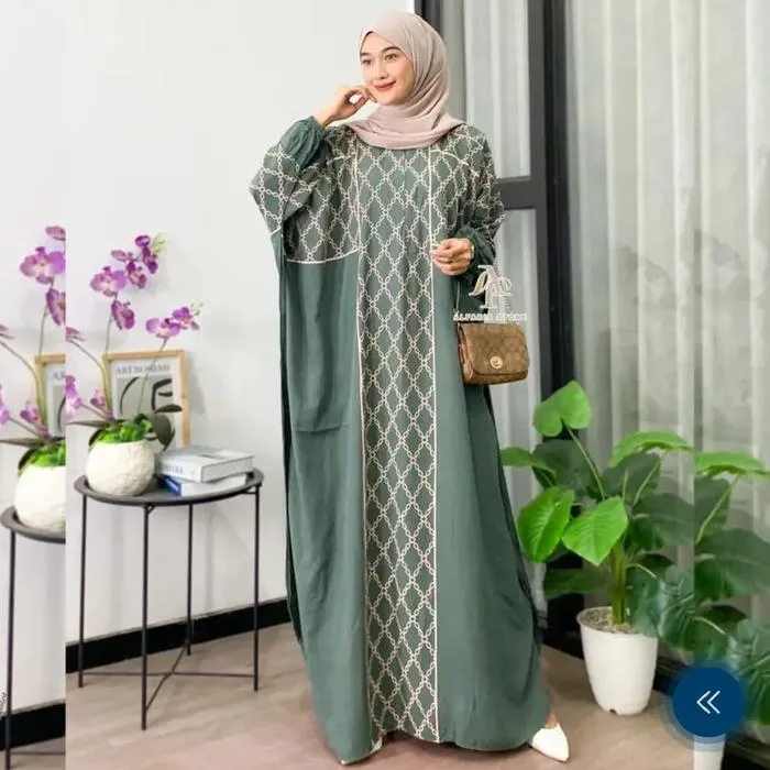 Kaftan Ranti warna Mint